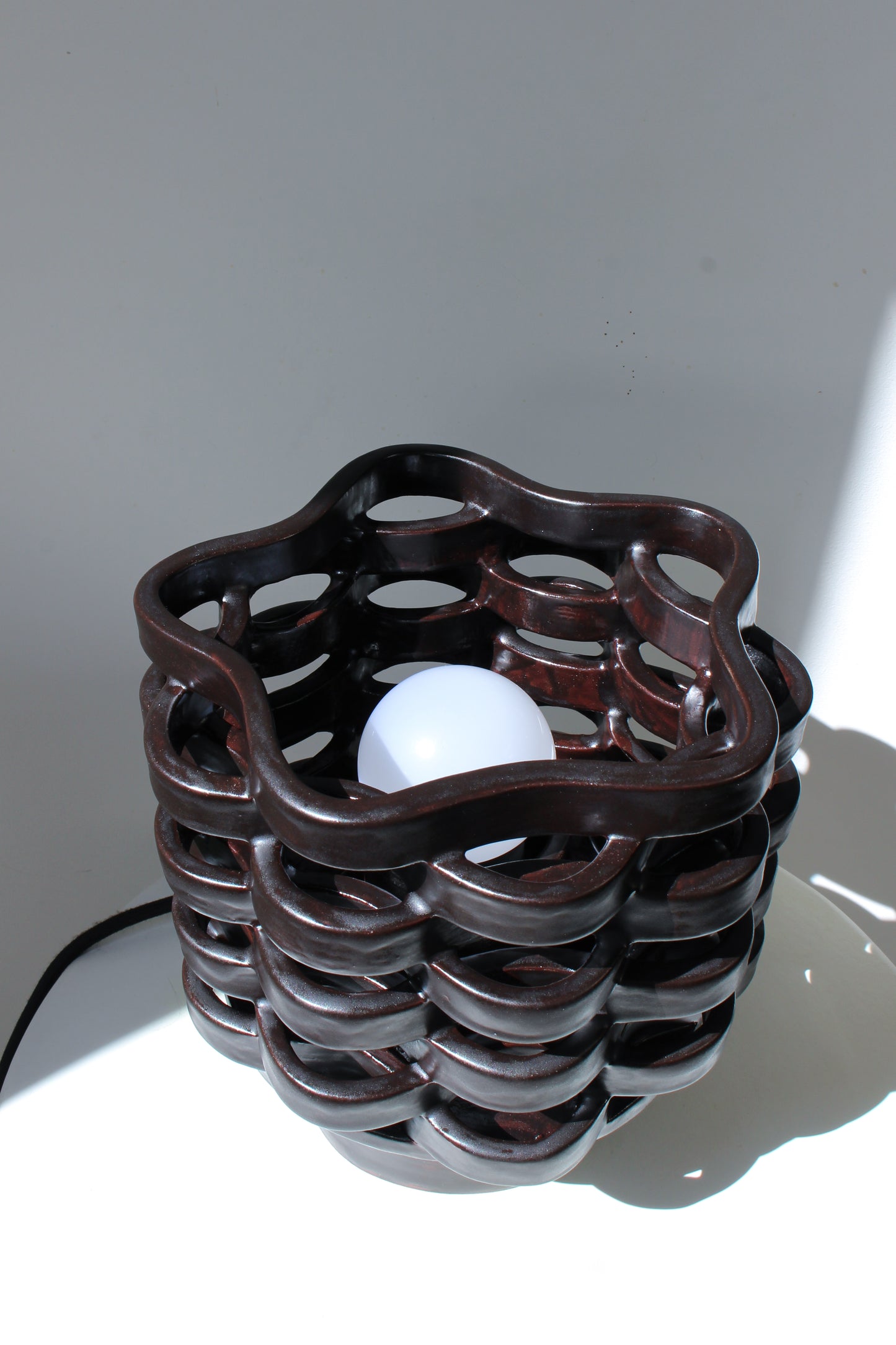 Ceramic Eclipse Lamp