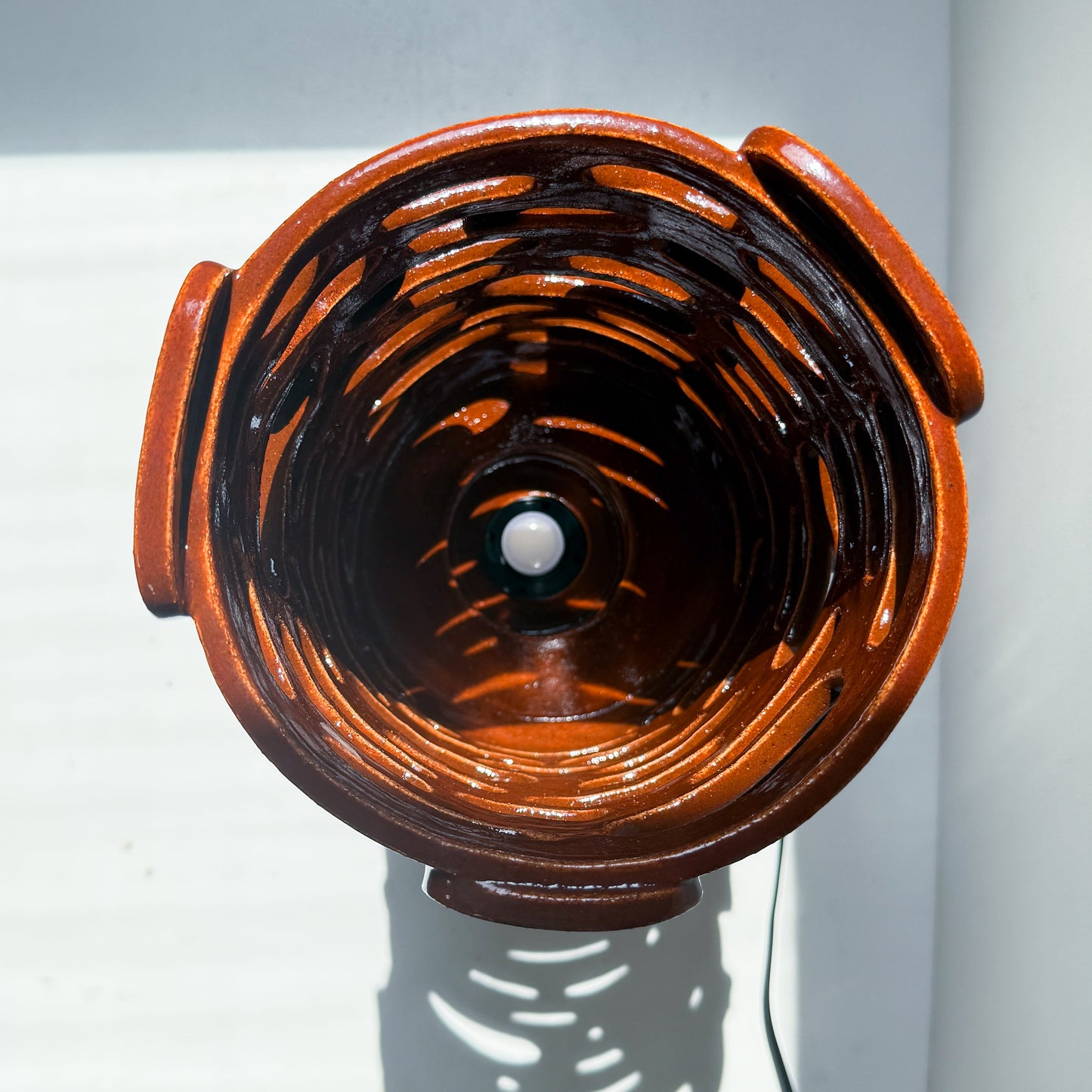 Retro Speckle Sienna Lamp