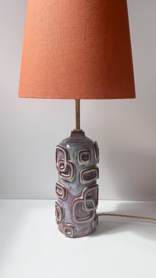Amethyst Retro Sculpt Table Lamp