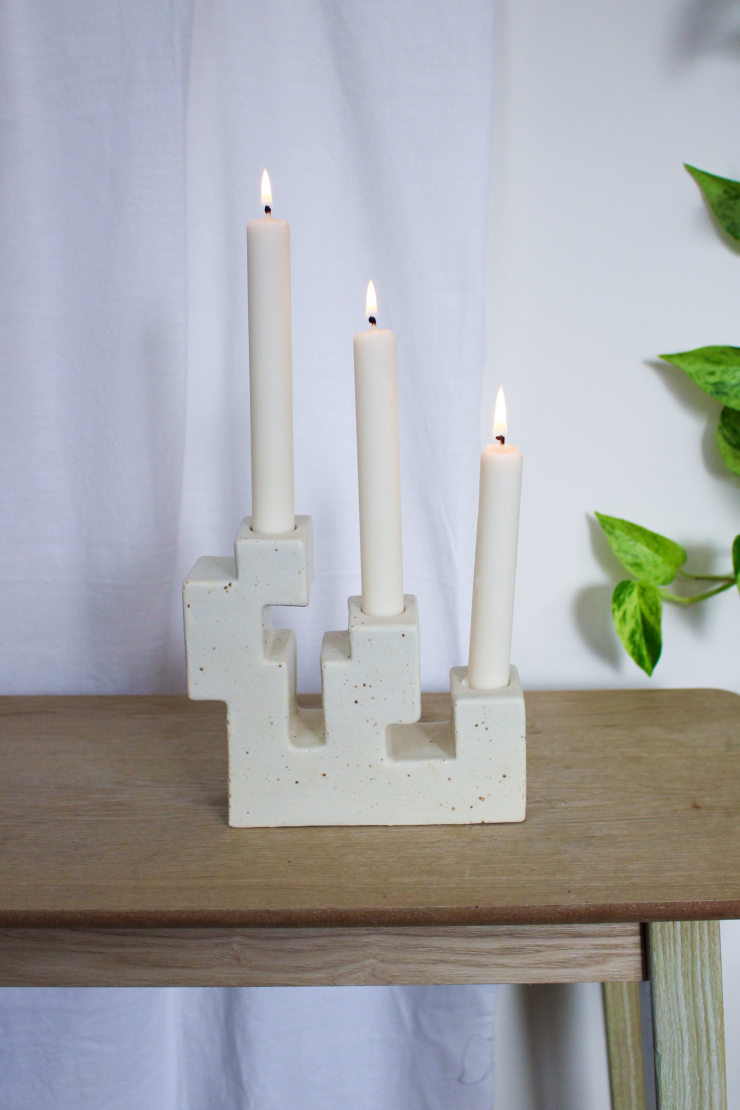 Brutal Three Tier Candelabra