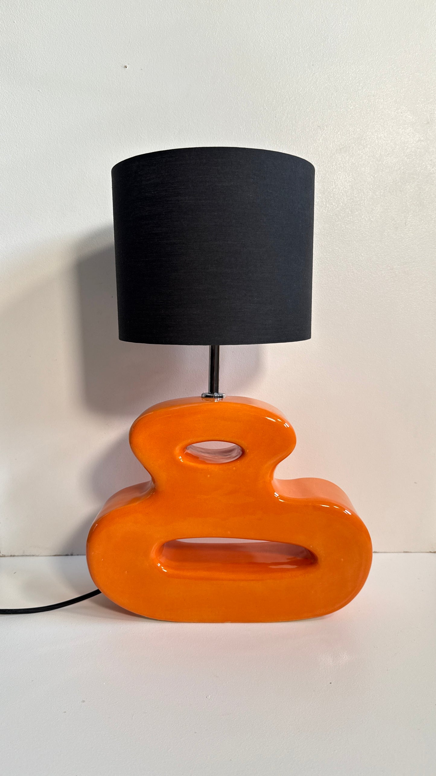 Orange Curve Futuristic Lamp