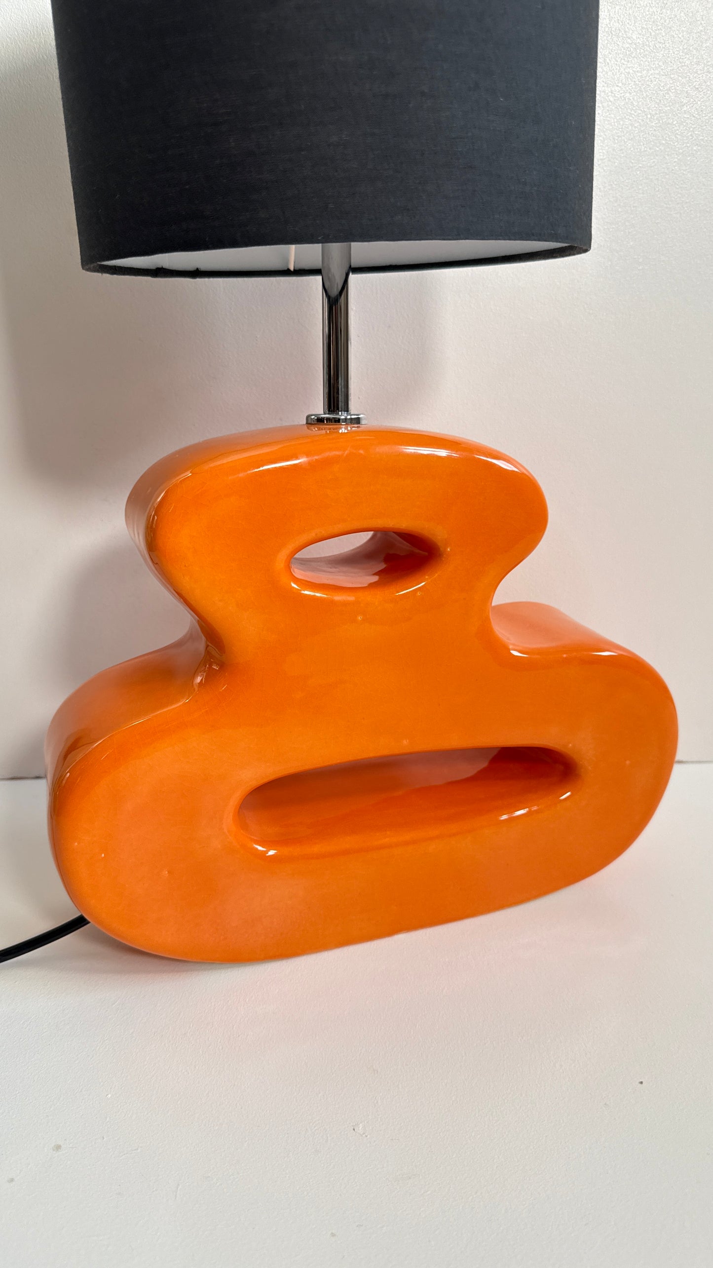 Orange Curve Futuristic Lamp